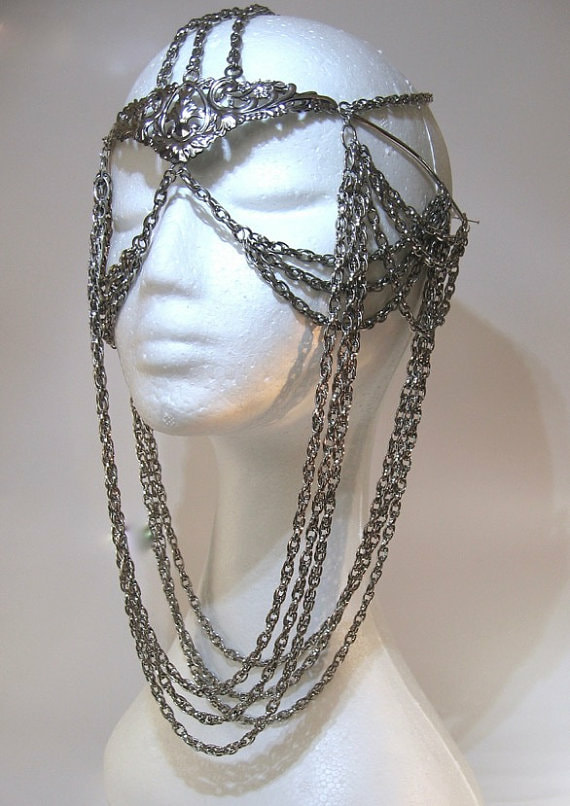 Mystical Chain Mask by Richard Bradley for My Pink Planet.