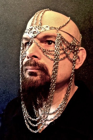 Mystical Chain Mask by Richard Bradley for My Pink Planet.